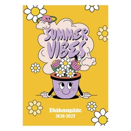 Diák zsebkönyv TOPTIMER papírborító B/6 heti 120x170mm Summer 2026-2027