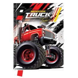Emlékkönyv JUNIOR Monster Truck Team szív alakú lakattal