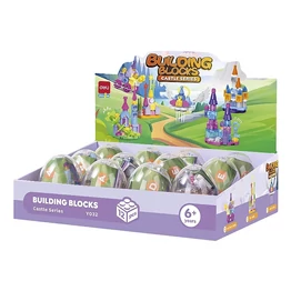 Építőjáték tojásban DELI Kastélyok