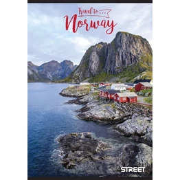 Füzet vonalas STREET A/4 54 lapos Travel