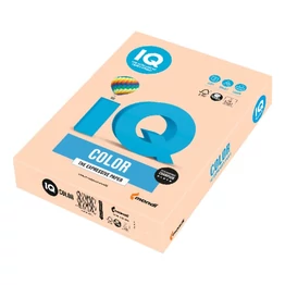 Fénymásolópapír színes IQ Color A/4 160 g pasztell lazac SA24 250 ív/csomag