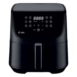 Forrólevegős sütő DYRAS AIRF-55L fekete