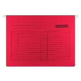 Függőmappa DONAU A/4 karton piros 25 darabos