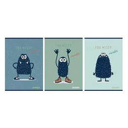 Füzet vonalas STREET A/5 54 lapos Monsters