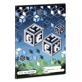 Füzet kockás ARS UNA A/5 32 lapos 27-32 Geek 5539