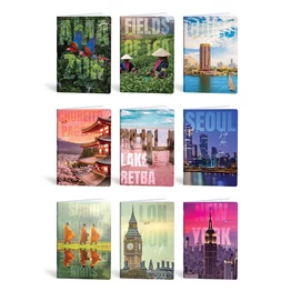 Füzet kockás LIPAMILL A/4 40 lapos Travel