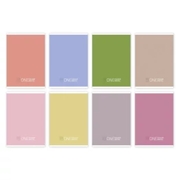 Füzet kockás One Colour Pastel A/4 87-32 vegyes színek