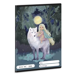 Füzet sima ARS UNA A/5 32 lapos 20-32 Northern Light