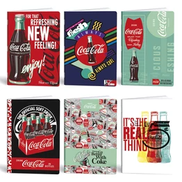 Füzet sima LIPAMILL A/4 40 lapos Coca-Cola