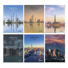 Füzet sima STREET A/4 54 lapos Skyline