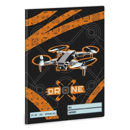 Füzet vonalas ARS UNA A/5 32 lapos 21-32 4-8.osztályos Drone X