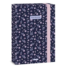 Füzetbox ARS UNA A/4 Navy Bloom