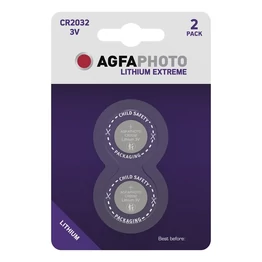 Gombelem AGFAPHOTO Lithium CR2032 2 darabos