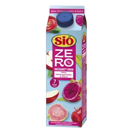 Gyümölcslé SIÓ Zero Alma-Sárkánygyümölcs-Guava 13% 1L