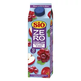 Gyümölcslé SIÓ Zero Piros szőlő- Alma 19% 1L