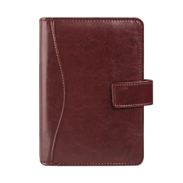 Gyűrűs kalendárium SATURNUS L231 sárga lapos bordó műbőr 2026.