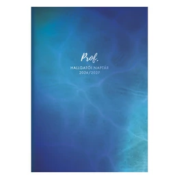 Hallgatói zsebkönyv TOPTIMER Prof papírborító A/5 heti 150x210 mm Kék 2026-2027