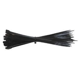 Kábelkötegelő-gyorskötőző 100mm x 2,5mm fekete 100 darabos