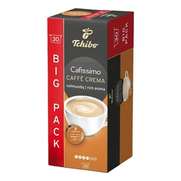 Kávékapszula TCHIBO Cafissimo Caffé Crema Rich Aroma 30 kapszula/doboz
