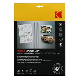 Lamináló fólia KODAK 10x15cm + 13x18cm + A/4 150 mikron mágneses 10 lapos
