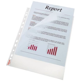 Lefűzhető genotherm ESSELTE A/4 75 mikron belső oldalt nyitott narancsos 100 darabos