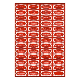 Matrica fűszeres piros "D"