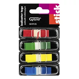 Oldaljelölő GRAND GR-117-25 műanyag vegyes szín 4x25 lap