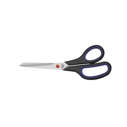 Olló irodai ICO gumifogós 23cm fekete