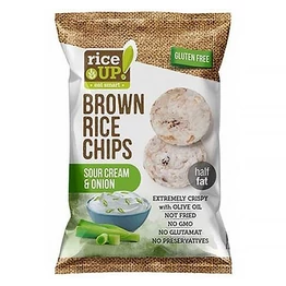 Rizschips RICE UP hagymás-tejfölös 60 g