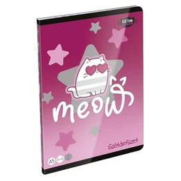 Szótárfüzet LIZZYSULI A/5 32 lapos 31-32 Kittok Stars Purrfect