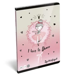 Szótárfüzet LIZZYSULI A/5 32 lapos 31-32 Tiny Dancer Lovely Ballerina