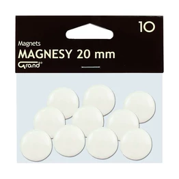 Táblamágnes GRAND 20mm fehér 10 darabos