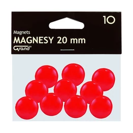 Táblamágnes GRAND 20mm piros 10 darabos