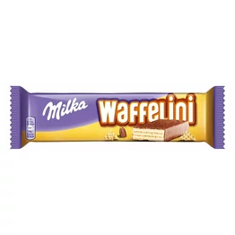 Töltött ostya MILKA Wafelini tejkrémes 31 g