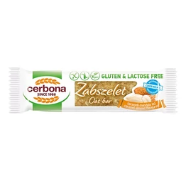 Zabszelet CERBONA étcsokoládés karamellás és mandulás gluténmentes 40 g