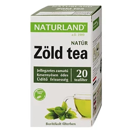 Zöld tea NATURLAND 20 filter/doboz