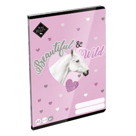 Füzet LIZZY CARD A/5 40 lapos sima Wild Beauty Purple