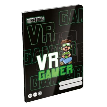 Füzet LIZZY CARD A/5 40 lapos sima BossTeam VR Gamer