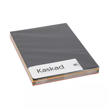 Dekorációs karton KASKAD A/4 2 oldalas 160 gr élénk vegyes színek 5x25 ív/csomag