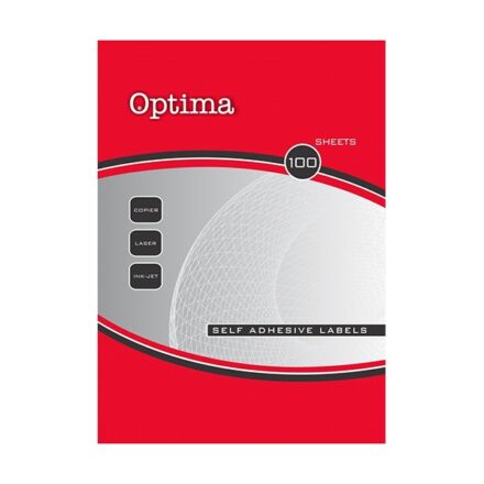 Etikett OPTIMA 32100 105x42,3mm 1400 címke/doboz 100 ív/doboz