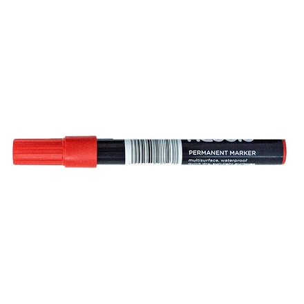 Alkoholos marker NEBULO 233-S kerek piros