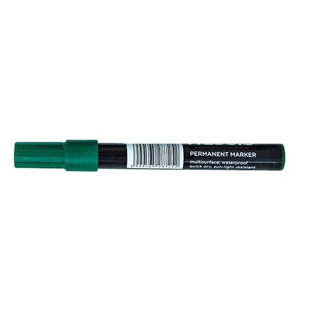Alkoholos marker NEBULO 233-S kerek zöld