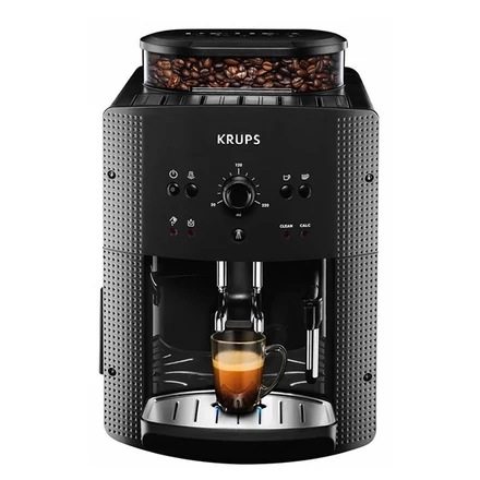 Kávéfőző automata KRUPS EA810870 2 személyes 15 bar fekete