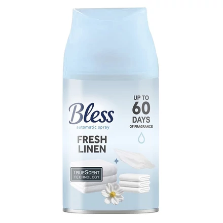 Automata légfrissítő utántöltő BLESS Fresh Linen 250 ml