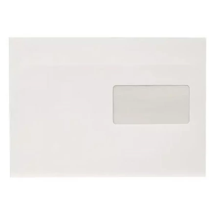Boríték GPV LC/5 szilikonos bélésnyomott 162x229mm jobb ablakos 35x90 J28A20 500 darabos