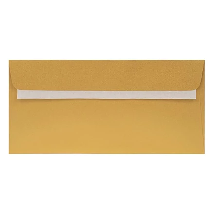 Boríték színes KASKAD LA/4 szilikonos 110x220mm 120 g arany 25 darabos