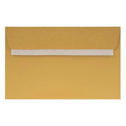 Boríték színes KASKAD LC/6 szilikonos 114x162mm 120 g arany 25/csom