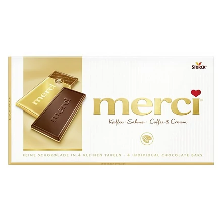 Csokoládé MERCI Kávés-Tejszínes 100 g