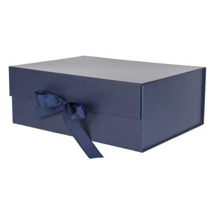 Díszdoboz PROMO összehajtható 29x22x10,5 cm sötétkék