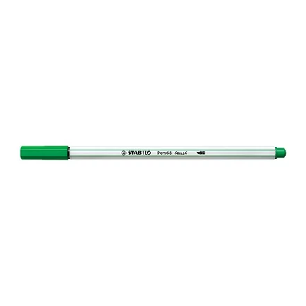 Ecsetfilc STABILO Pen 68 Brush zöld